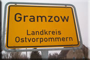Ortseingangsschild Gramzow
