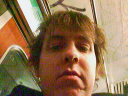 Ich in der Berliner U-Bahn von unten photographiert!
