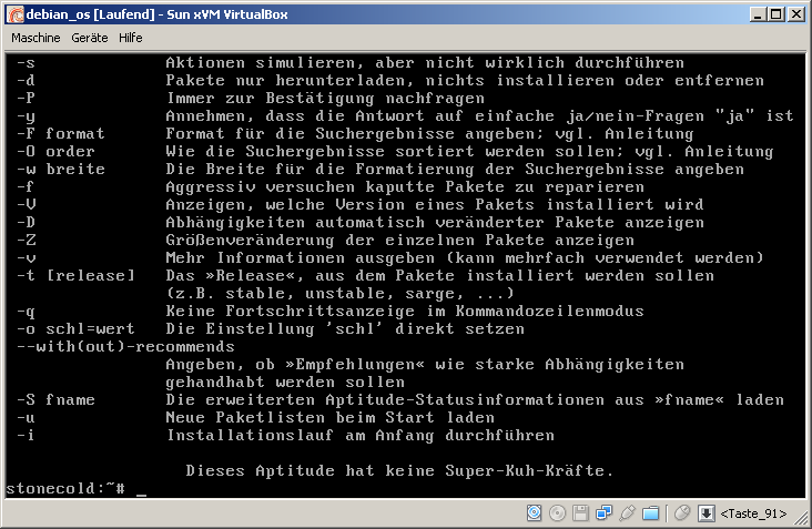 Link zur vergrößerte Ansicht Aptitude sagt in der Hilfe \